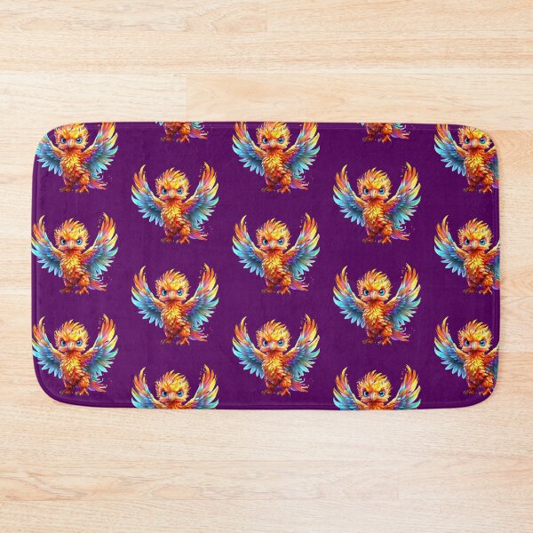 Item preview, Radiant Baby Phoenix – Vibrant Fantasy Art designed and sold by MiraLumeStudio.