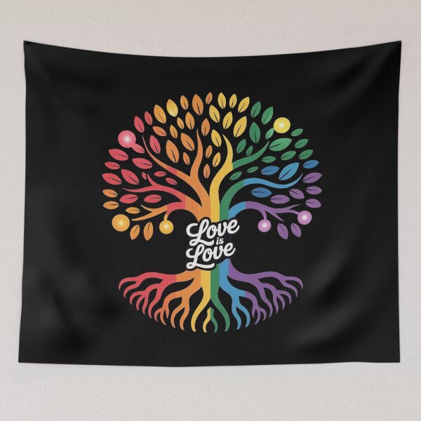 Item preview, Tree Life Rainbow Lgbt designed and sold by Redgiant87x.
