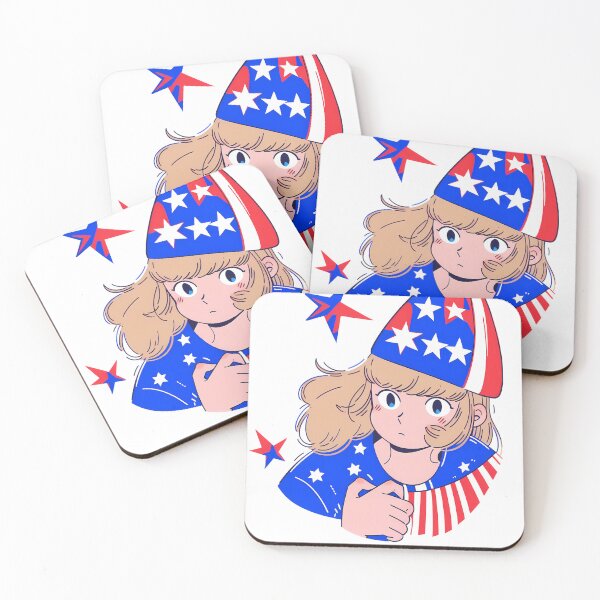 Item preview, Magic Girl United States Joyful Festive Characters Colorful designed and sold by ART ATTACK ZONE.
