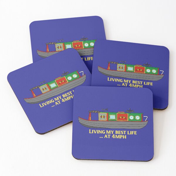 Item preview, Funny Canal Narrowboat Quote designed and sold by HotHibiscus.