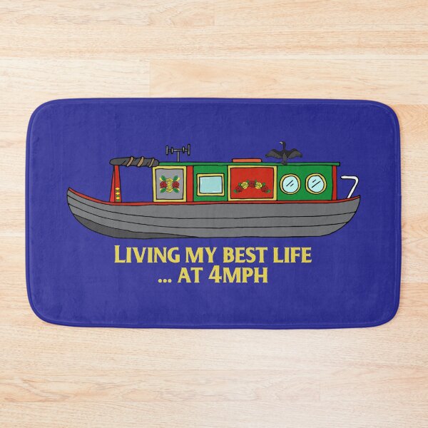 Item preview, Funny Canal Narrowboat Quote designed and sold by HotHibiscus.
