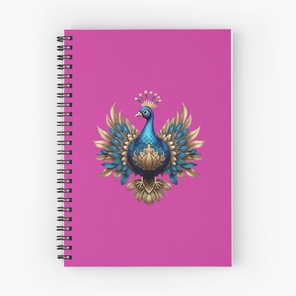 Item preview, GOLDEN BLUE PEACOCK (#CC3399) designed and sold by Marlon Oseguera.