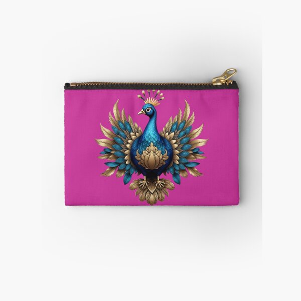 Item preview, GOLDEN BLUE PEACOCK (#CC3399) designed and sold by Marlon Oseguera.
