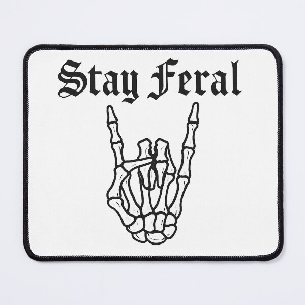 Item preview, Stay feral print | Skeleton png feral | Stay feral design | feral skeleton png | stay feral | rock png | car png | decal sticker png | Feral designed and sold by PixelBlooming.