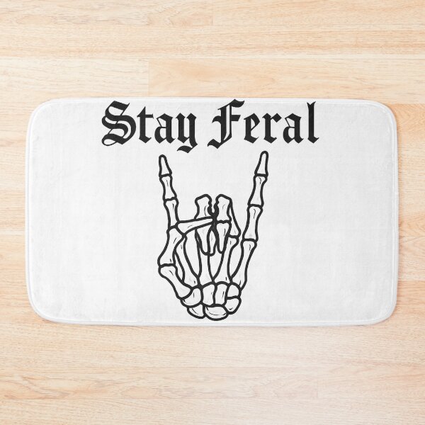 Item preview, Stay feral print | Skeleton png feral | Stay feral design | feral skeleton png | stay feral | rock png | car png | decal sticker png | Feral designed and sold by PixelBlooming.