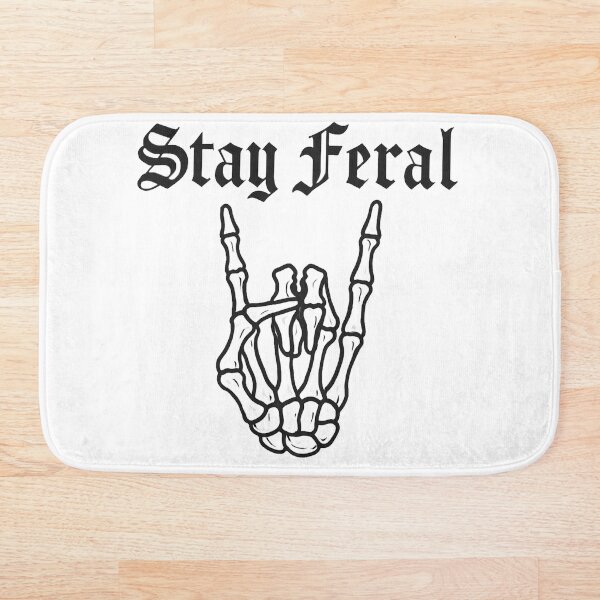 Item preview, Stay feral print | Skeleton png feral | Stay feral design | feral skeleton png | stay feral | rock png | car png | decal sticker png | Feral designed and sold by PixelBlooming.