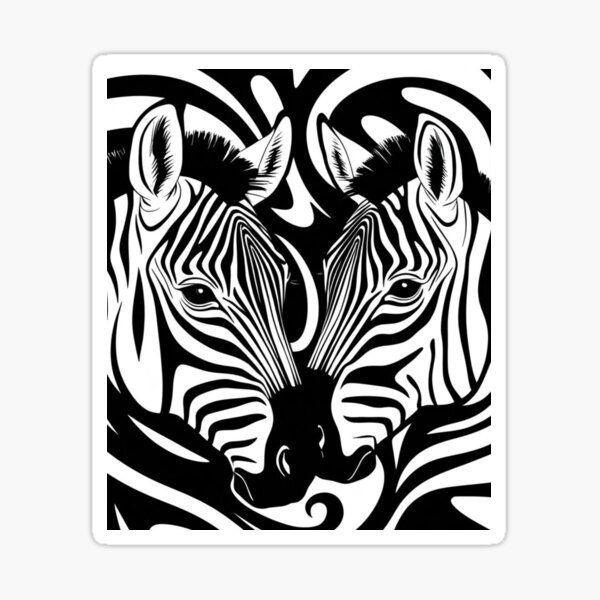 Artikel-Vorschau von Weiße und schwarze Zebra-abstrakte Kunst, designt und verkauft von Soul Bliss.