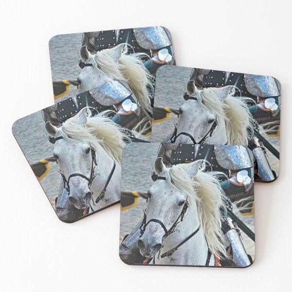 Item preview, Medieval Tournament Horse and Knight Closeup designed and sold by Anna Lemos.