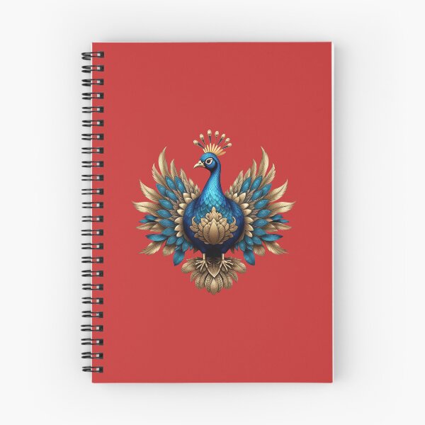 Item preview, GOLDEN BLUE PEACOCK (#C42A2A) designed and sold by Marlon Oseguera.