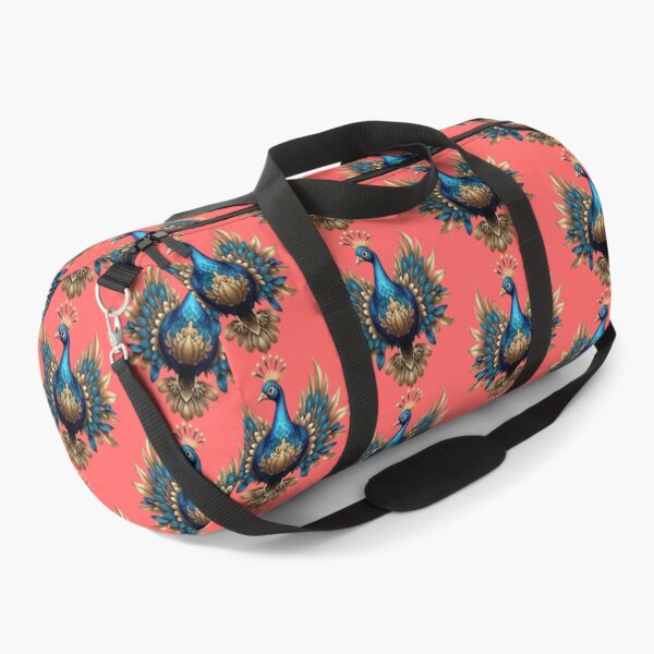 Item preview, GOLDEN BLUE PEACOCK (#FF6666) designed and sold by Marlon Oseguera.