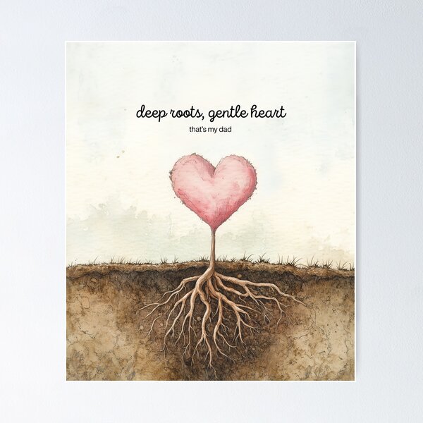 Item preview, Roots of Love: A Father’s Strength designed and sold by QuietHeartArt.