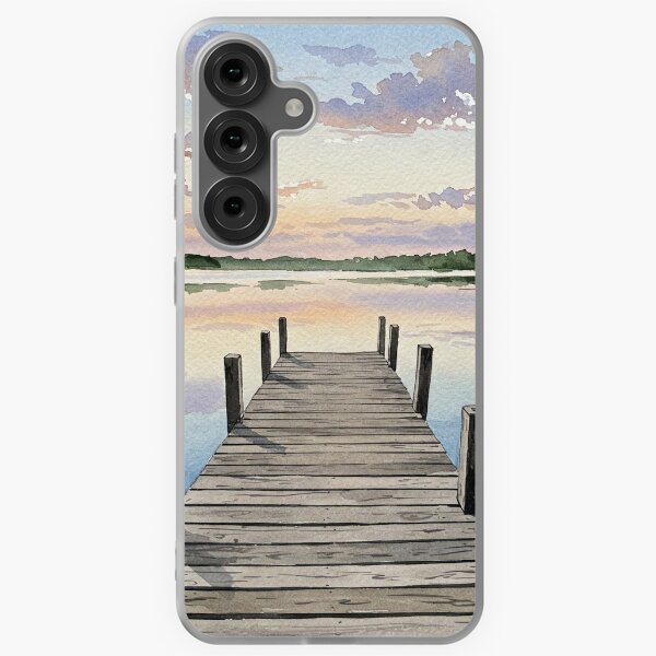 Item preview, Peaceful Lake designed and sold by SpkldDogSticker.