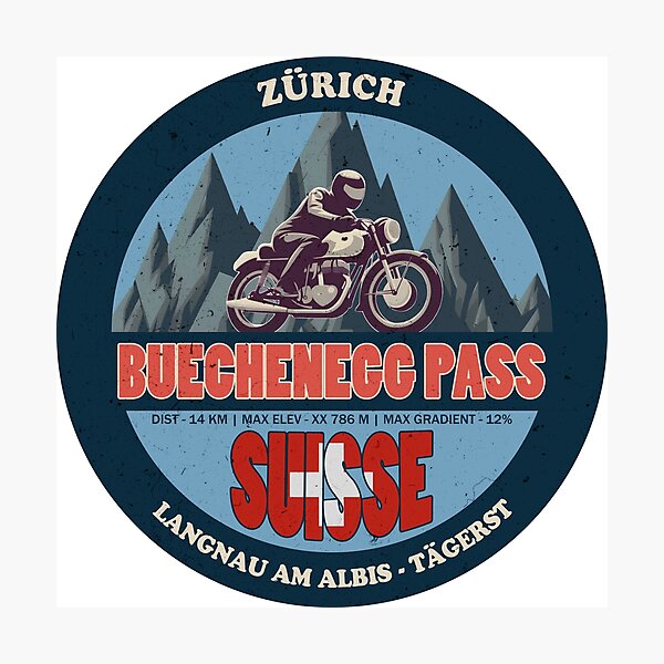 Item preview, Buechenegg Pass, Zürich, Switzerland designed and sold by Wanderful-roads.
