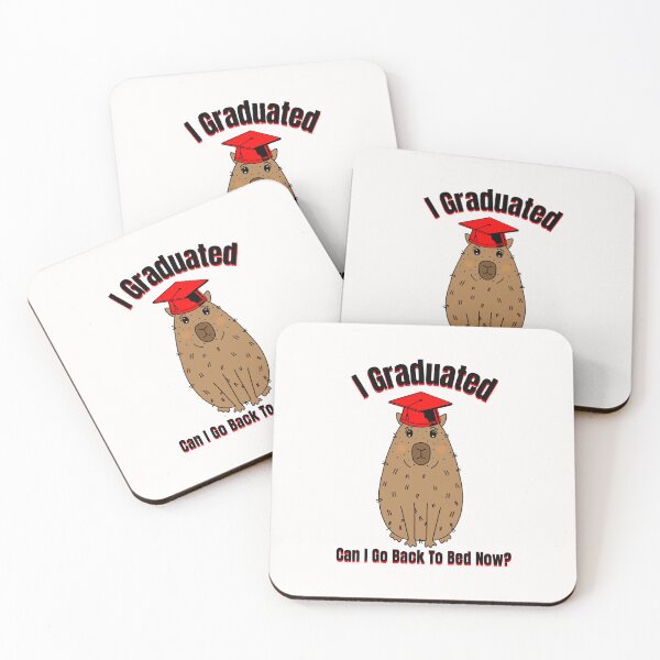 Item preview, Funny High School Graduation Capybara designed and sold by Sartoris Art.