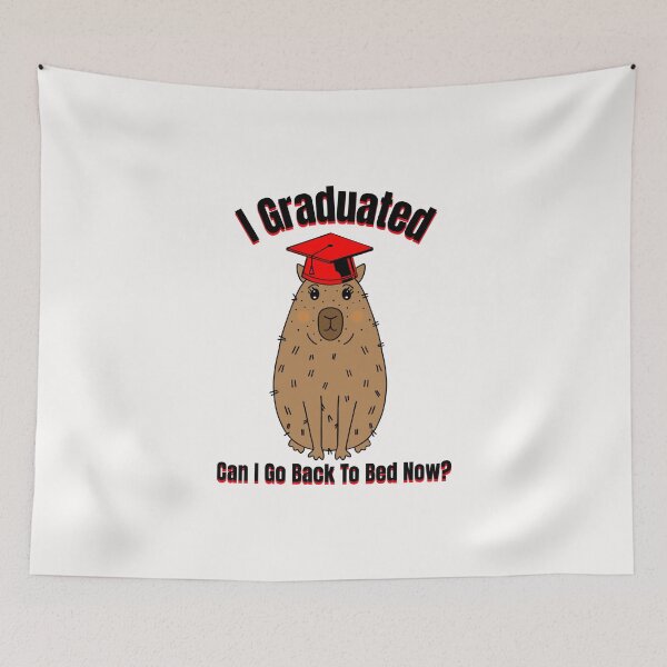 Item preview, Funny High School Graduation Capybara designed and sold by Sartoris Art.