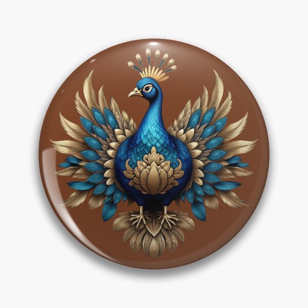 Item preview, GOLDEN BLUE PEACOCK (#793C1D) designed and sold by Marlon Oseguera.