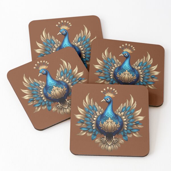 Item preview, GOLDEN BLUE PEACOCK (#793C1D) designed and sold by Marlon Oseguera.