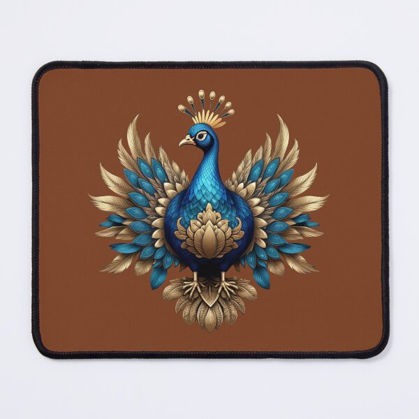 Item preview, GOLDEN BLUE PEACOCK (#793C1D) designed and sold by Marlon Oseguera.
