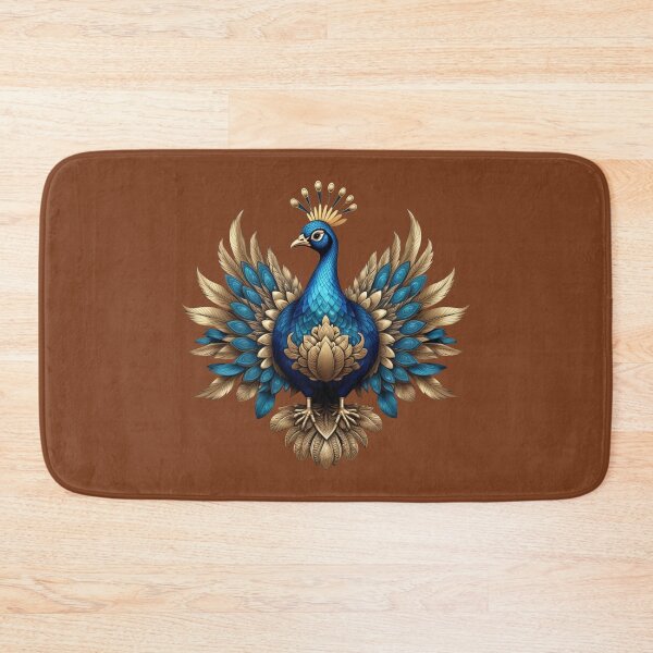 Item preview, GOLDEN BLUE PEACOCK (#793C1D) designed and sold by Marlon Oseguera.