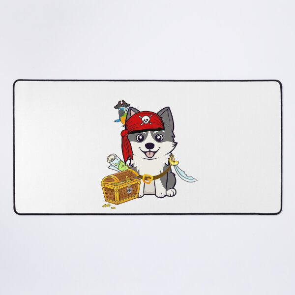 Item preview, Halloween Pirate Husky Dog designed and sold by Pet Station.