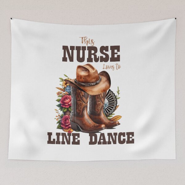 Item preview, This Nurse Loves To Line Dance designed and sold by MimsTees.
