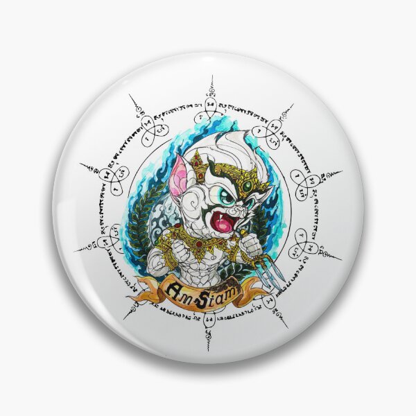 Item preview, Hanuman the Invincible – Sacred Warrior of Triumph with Protective Yantra designed and sold by JoynestStudioCo.