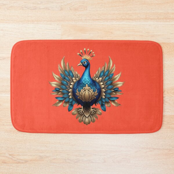 Item preview, GOLDEN BLUE PEACOCK (#FC5339) designed and sold by Marlon Oseguera.