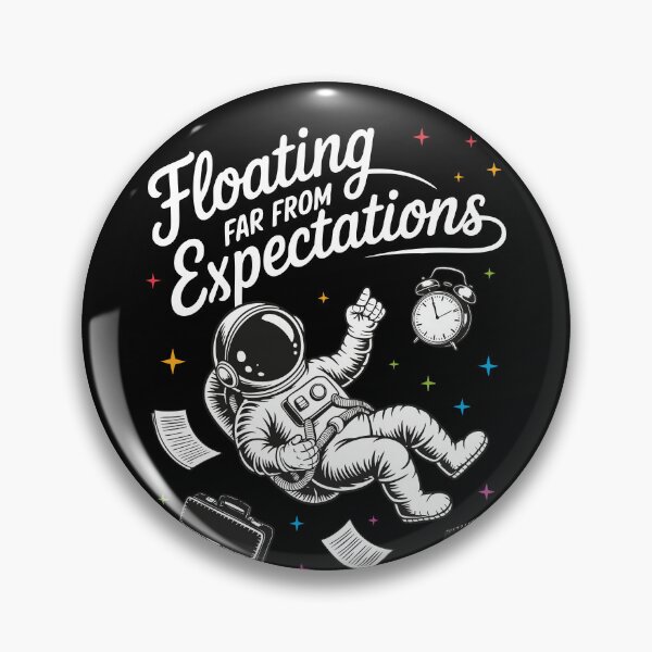 Item preview, Floating Far from Expectations – Space-Themed Art for the Neurodivergent & Overwhelmed designed and sold by GosiaArtGarden.