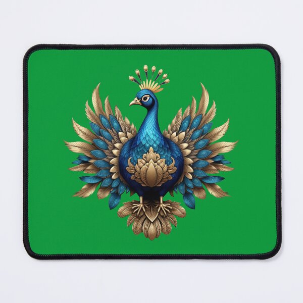 Item preview, GOLDEN BLUE PEACOCK (#009933) designed and sold by Marlon Oseguera.