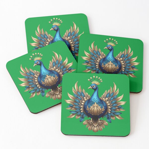 Item preview, GOLDEN BLUE PEACOCK (#009933) designed and sold by Marlon Oseguera.