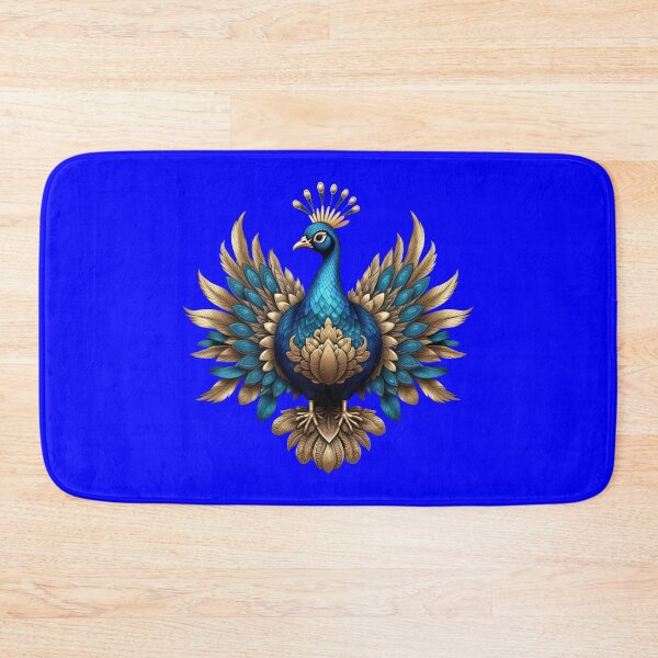 Item preview, GOLDEN BLUE PEACOCK (#0000FF) designed and sold by Marlon Oseguera.