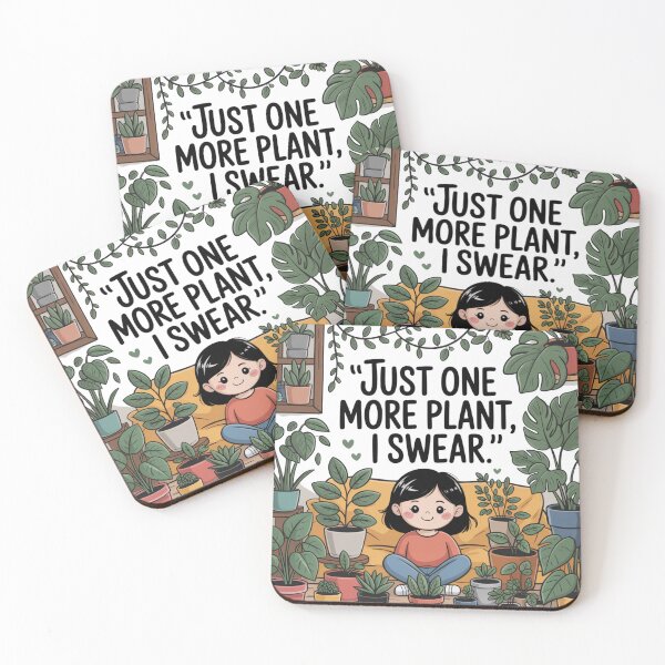 Item preview, Just One More Plant I Swear Funny Plant Girl designed and sold by ThreadCultureAU.