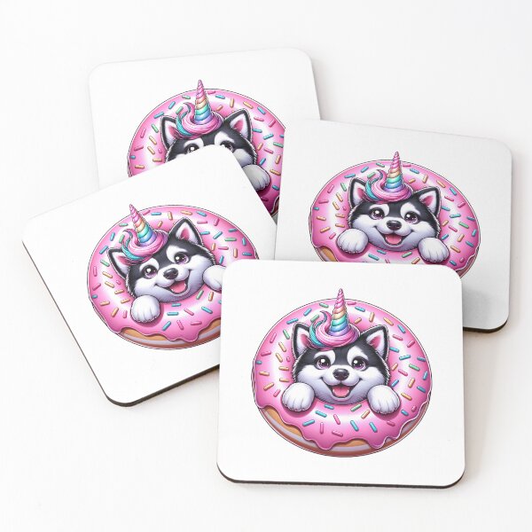 Item preview, Donut unicorn husky Dog designed and sold by Bondrewd1.