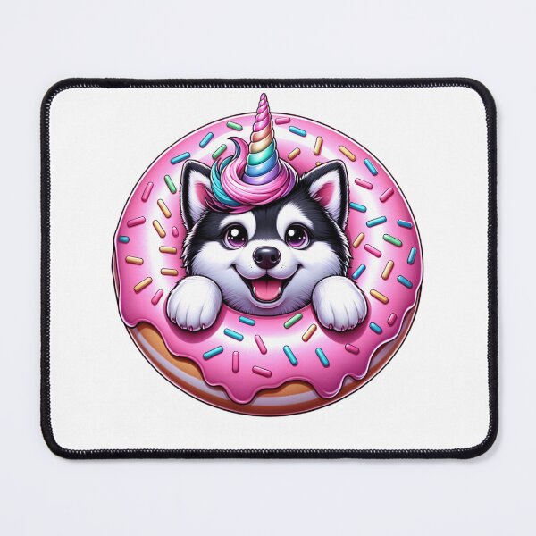 Item preview, Donut unicorn husky Dog designed and sold by Bondrewd1.
