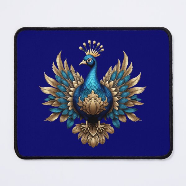 Item preview, GOLDEN BLUE PEACOCK (#000066) designed and sold by Marlon Oseguera.