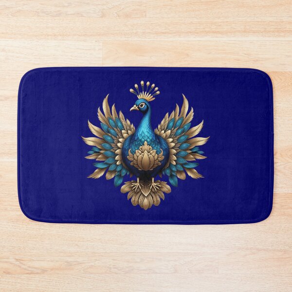 Item preview, GOLDEN BLUE PEACOCK (#000066) designed and sold by Marlon Oseguera.
