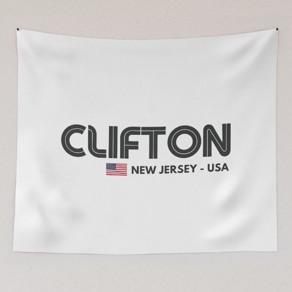 Item preview, Clifton - New Jersey - USA  designed and sold by Sketch-Shack.