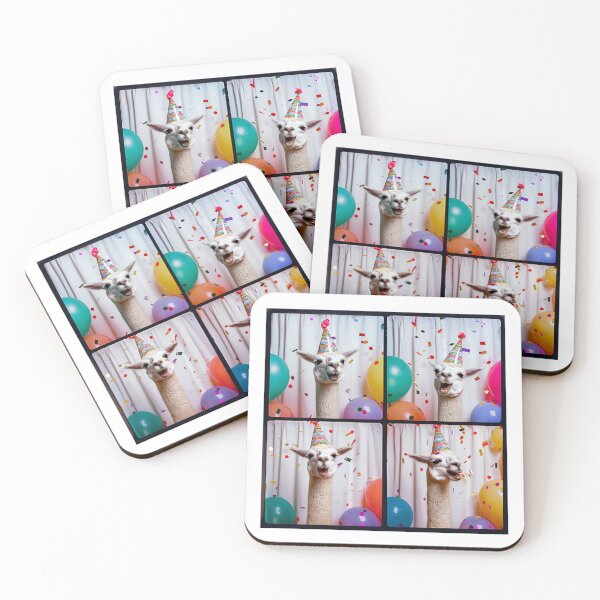 Item preview, Llama Birthday Bash – Adorable Llama in Party Hat for Llama Lovers designed and sold by RockFireMerch.