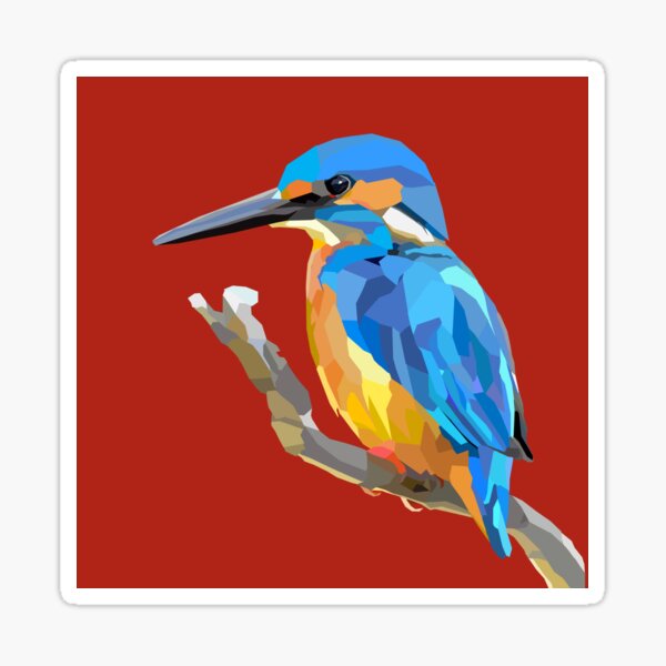 Common Kingfisher (Alcedo Atthis) Sticker