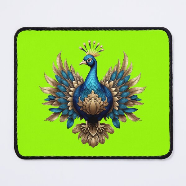 Item preview, GOLDEN BLUE PEACOCK (#99FF00) designed and sold by Marlon Oseguera.