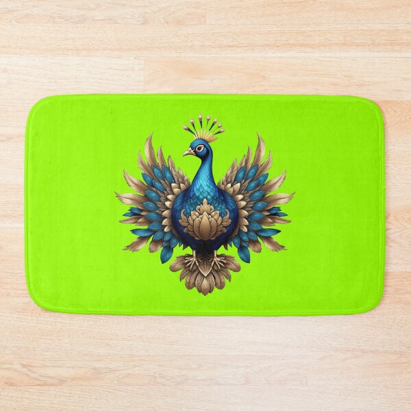 Item preview, GOLDEN BLUE PEACOCK (#99FF00) designed and sold by Marlon Oseguera.