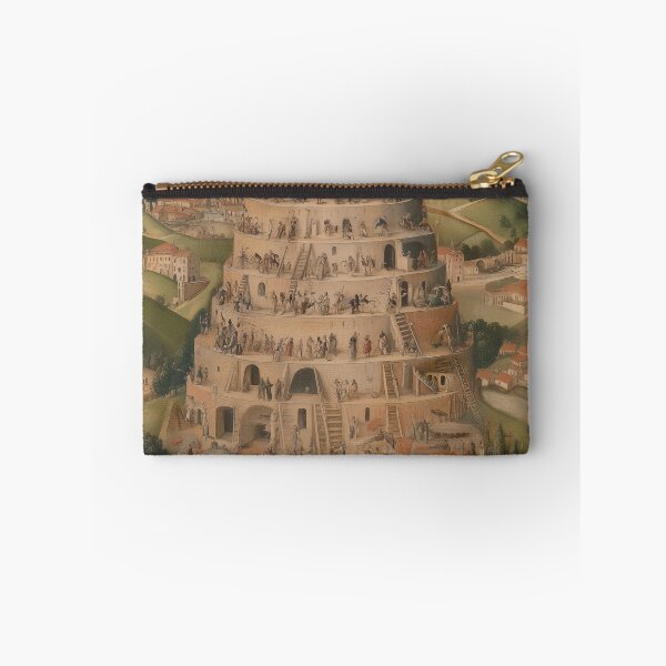 Item preview, Vintage Tower of Babel Illustration with Medieval Detail designed and sold by Retrocranio.