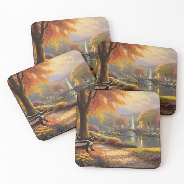 Item preview, Public Park Painting in Fall Glory designed and sold by BlareBlare.