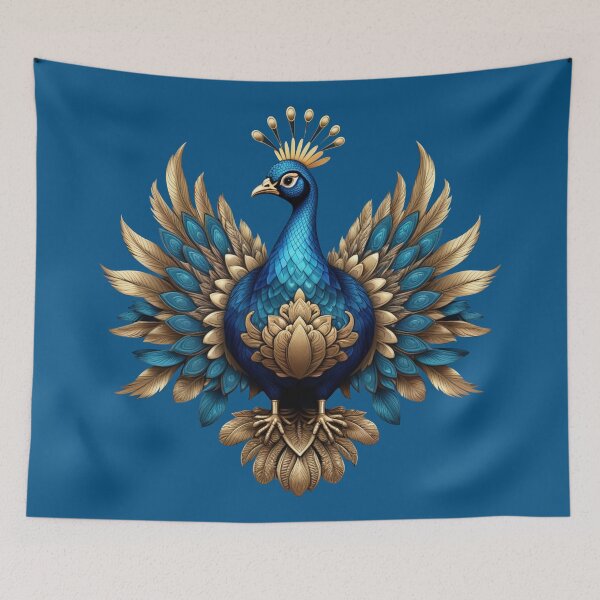 Item preview, GOLDEN BLUE PEACOCK (#065284) designed and sold by Marlon Oseguera.