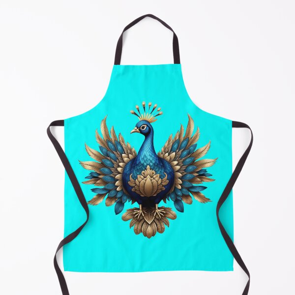 Item preview, GOLDEN BLUE PEACOCK (#00FFFF) designed and sold by Marlon Oseguera.