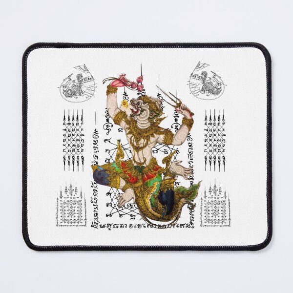 Item preview, Hanuman Summons the Moon and Stars – Thai Divine Form with Sacred Yantra Blessing designed and sold by JoynestStudioCo.