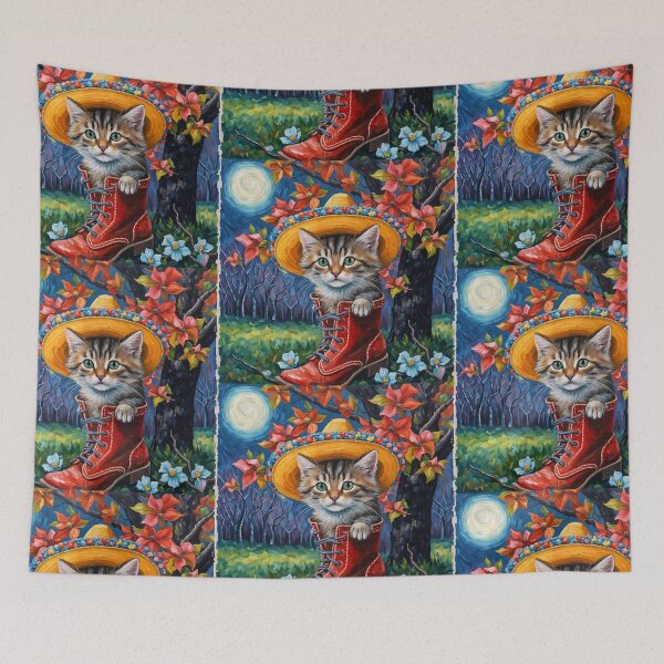 Item preview, Sombrero Kitty In Boots designed and sold by IvaRenee.