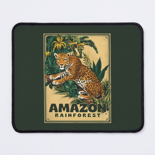 Item preview, A Vintage Illustration of Amazon Rainforest - Brazil  designed and sold by GoodOldVintage.