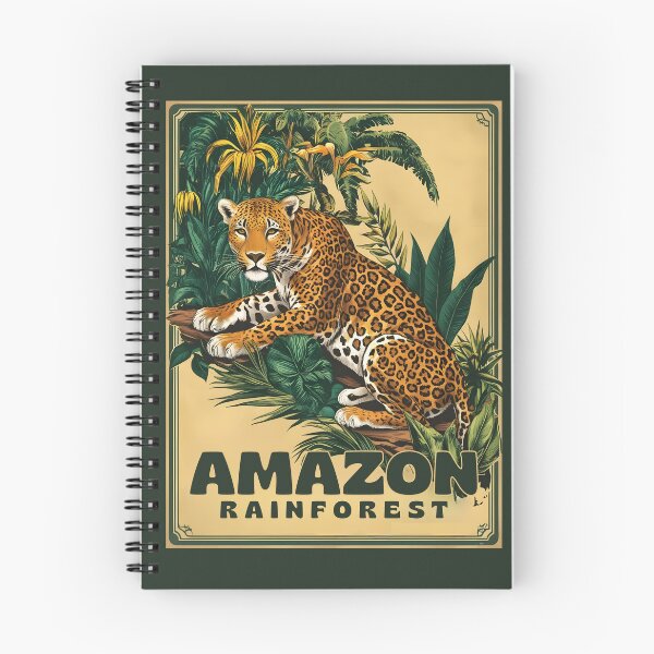 Item preview, A Vintage Illustration of Amazon Rainforest - Brazil  designed and sold by GoodOldVintage.