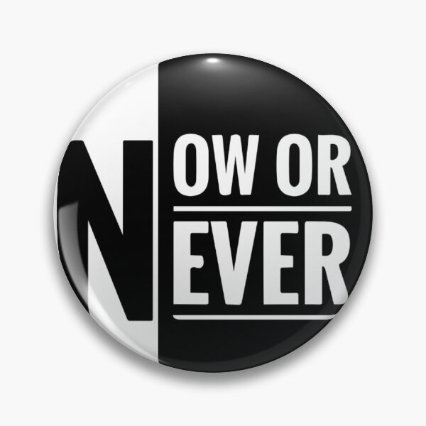Item preview, Now or never quote text  designed and sold by Craft-Qasba .